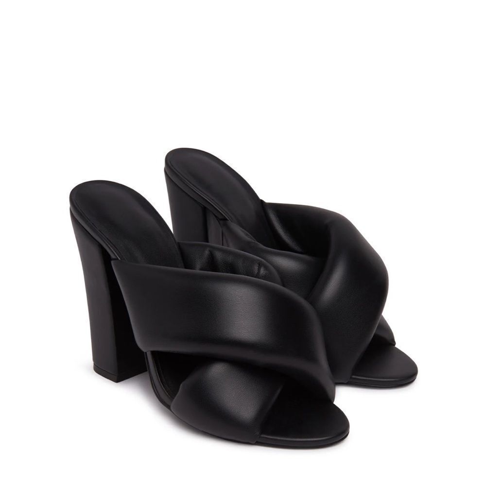 STEAL THESE! Brand New Cynthia Rowley padded Crossed Mules. Box included!